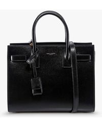 Saint Laurent - Baby Sac De Jour Leather Handbag With Padlock - Lyst