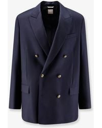 Dior - Dior Double-Breasted Virgin Wool Blazer - Lyst
