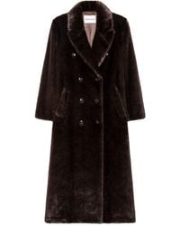 Stand Studio - Harper Faux Fur Long Coat Clothing - Lyst