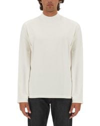 Courreges - T-Shirt With Subtle Logo Detail - Lyst