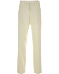 Versace - Flat Front Pants - Lyst