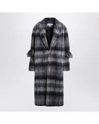 Loewe - Checked Coat - Lyst