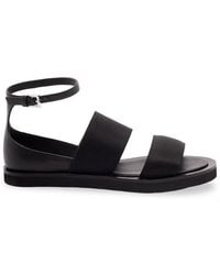 Max Mara - Leather Flat Sandals - Lyst