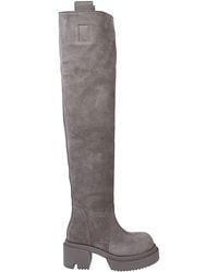 Rick Owens - Suede Leather Boots - Lyst