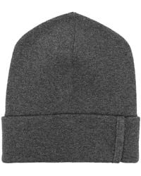 Brunello Cucinelli - Ribbed Cashmere Knit Beanie With Monili Detail - Lyst