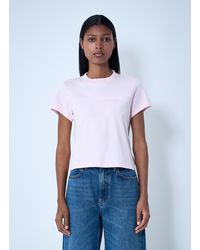 Alexander Wang - Logo Motif T-Shirt - Lyst