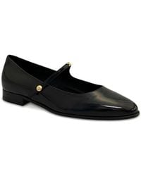 Celine - Leather Mary-Jane Ballets - Lyst