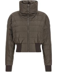 Rick Owens - Moncler + 'Cropped' Down Jacket - Lyst