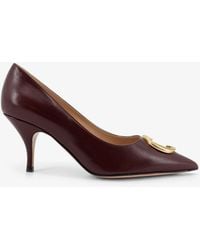 Dior - Dior Dior Initials Leather Pumps With Metal Cd Initials - Lyst
