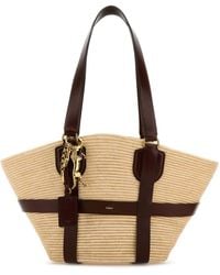 Chloé - Raffia Kerala 25 Shopping Bag - Lyst