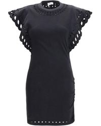 Isabel Marant - Marant Etoile Orlane Cotton And Broderie Orlane Dress - Lyst