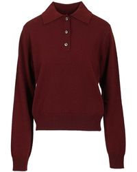 Maison Margiela - Wool Polo Shirt - Lyst
