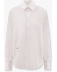 Dior - Dior Cotton Shirt With Bee And Monogram Embroidery - Lyst
