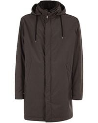 Herno - Lightweight Stretch Technical Parka With Hood - Lyst