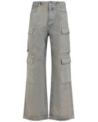 Rick Owens - Mineral Cotton Double Cargo Jeans - Lyst