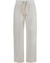 Brunello Cucinelli - Track Stretch-Fleece Pants With Monili Detailing - Lyst