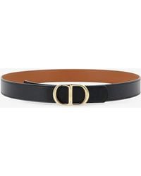 Dior - Dior Cd Icon Leather Belt - Lyst