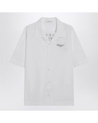 Givenchy - Poplin Shirt With Logo Print - Lyst