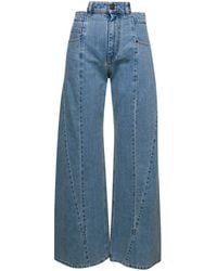 Maison Margiela - Light Five-Pocket Asymmetric Jeans - Lyst