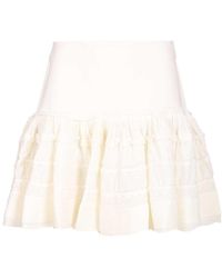 Alaïa - Alaã¯A "Crinoline" Mini Skirt With Ruffles - Lyst