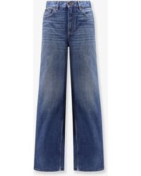 Chloé - Jeans With Leather Logo Tag - Lyst