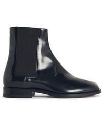 Maison Margiela - Leather Tabi Ankle Boots - Lyst