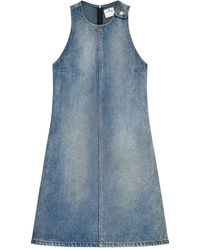 Courreges - A-Line Dress Heritage Denim - Lyst