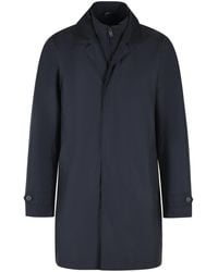 Fay - 'Morning' Technical Poplin Coat - Lyst