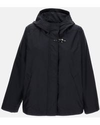 Fay - Short Parka Popeline Tech - Lyst