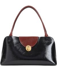 Versace - Medium Shoulder Calf Leather Bag - Lyst