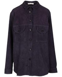 Blazé Milano - Blazé Milano Viva Berber Suede Shirt - Lyst