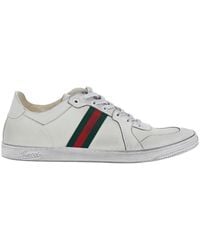 Gucci - Low Top Sneakers Coda Leather Trainers - Lyst