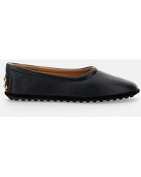 Tod's - Rubber Sole Ballerina Flats - Lyst