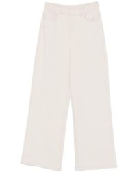 Max Mara - Max Mara Cotton Wide-Leg Trousers - Lyst