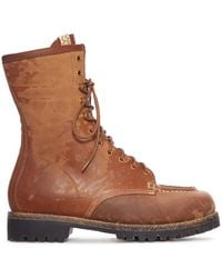Visvim - Moc-Folk Leather Scout Boots - Lyst
