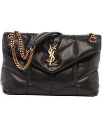 Saint Laurent - Small Quilted Puffer Shoulder Bag - Lyst