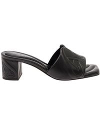 McQueen - Seal Heeled Sandals - Lyst