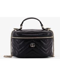 Gucci - Gg Marmont Mini Vanity Matelasse Leather Shoulder Bag - Lyst