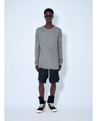 Rick Owens Double Layer T-shirt in Black for Men | Lyst