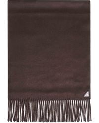 Prada - Silk And Cashmere Scarf - Lyst