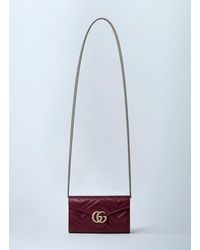 Gucci - Gg Marmont Wallet On Chain - Lyst