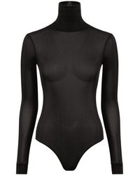 Maison Margiela - High-Neck Bodysuit - Lyst