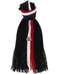 Moncler - Tricolor Wool Scarf - Lyst