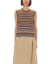 Paul Smith - "signature Stripe" Knit Vest - Lyst