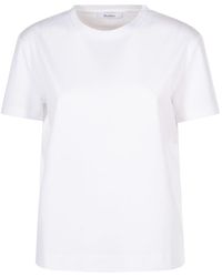 Max Mara - Embroidered Logo T-Shirt - Lyst