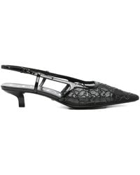 Gucci - Crystal Embellished Slingback Pumps - Lyst