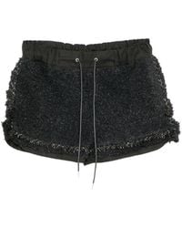 Sacai - Tweed Shorts - Lyst