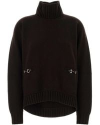 Gucci - Wool Blend Oversize Sweater - Lyst