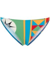 Loewe - Paula's Ibiza Printed Stretch Nylon Paula S Ibiza Bikini Bottom - Lyst