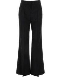 Givenchy - Wool Blend Flared Leg Pant - Lyst